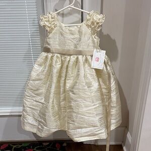 Marmellata Cream Formal Kids Dress